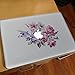 H4S Laptop Stickers mac Book Decals Skins (Light Purple red Flowers)