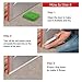Door Draft Stopper Door Sweep for Exterior/Interior Doors, Weatherproofing Door Seal Strip Under Door Draft Blocker Seal, Soundproof Door Bottom Weather Stripping, 2