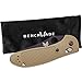 Benchmade Griptilian 550HG Knife, Sheepsfoot Blade, Plain Edge, Coated Finish, Sand Handle