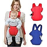 Ineffable Adjustable Baby Carrier Cum Kangaroo Bags Cotton Infant Backpack & Carriers Kid Carriage Baby Safe Sling Child Care Product Baby Carrier Cum Kangaroo Bag Mini (Red Mini)