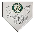 Oakland Athletics 2013 Team Autographed Signed Baseball Home Plate