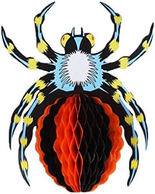 Aitena Funny Scary Bat Spider Halloween Decorations (Blue)
