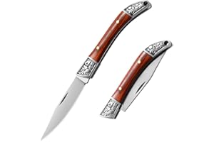 Reaindeer 2PCS 5.4" Portable Classic Fruit Knife,Kitchen Utility Knife,Stainless Steel Kitchen Knife,for Adult to Cutting Mea