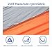 WoneNice Camping Hammock - Portable Lightweight Double Nylon Hammock, Best Parachute Hammock with 2 x Hanging Straps for Backpacking, Camping, Travel, Beach, Yard and Garden Orange/Grey