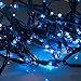 100 Blue Miniature Christmas Lights Set - Mini Holiday String Lights