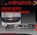 High performance parts 3D Mugen Racing Grill Grille Emblem Black and Silver Universal Fit All Vehicles