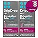 DripDrop ORS - Patented Electrolyte Powder for Dehydration Relief fast - For Hangover, Heat Exhaustion, Illness, Sweating & Travel Recovery, Berry Flavor 2 Pack, Makes (8) 16oz Servings