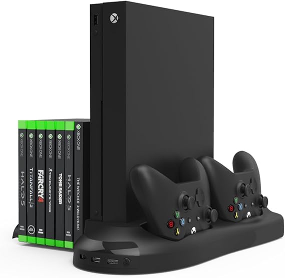 InnoGear Support Vertical pour Xbox One X avec Ventilateur Station de