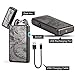 lcfun USB Rechargeable Plasma Lighter Flameless Butane Free Windproof Pulse Dual Arc Lighter Electric Lighter Lighter (Black Dragon)thumb 1