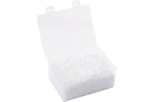 Tcthbc Fuse Beads 6000 Pieces Melty Beads 5mm Fusible Beads Compatible Perler Beads Hama Beads, White