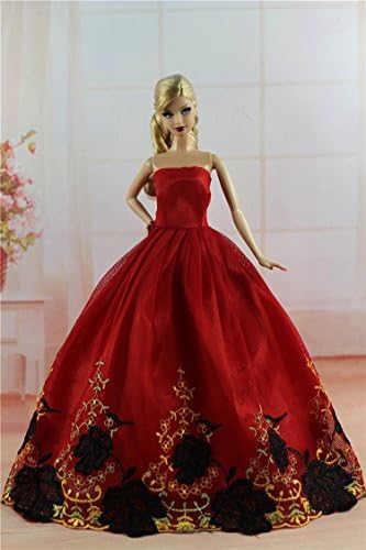 Barbie Fashion Princess Party Dress/Evening Clothes/Gown For Barbie Doll