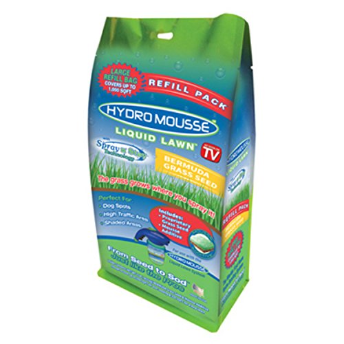 Hydro Mousse 175006 Liquid Lawn Bermuda Grass Seed, Spraynstay, As Seen On Tv Pricepulse