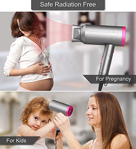 Paubea Portable Folding Hair Dryer Radiation Free Ionic Infrared