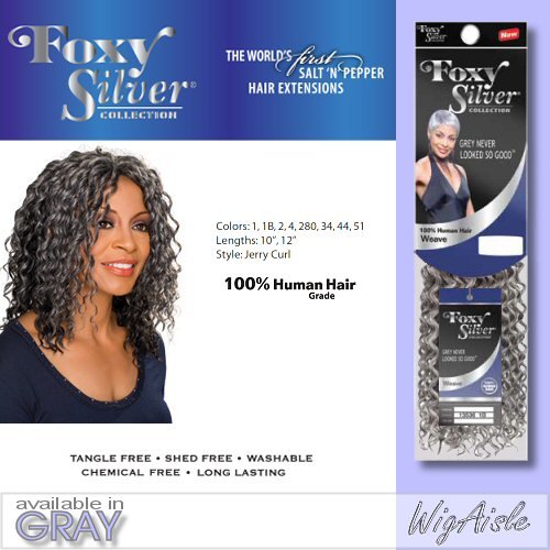 Amazon Com Foxy Weave Jerry Curl12 Foxy Silver Weave