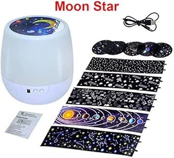 Colorido Proyector De Cielo Estrellado Rotación De Luz Nocturna Lámpara