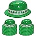 St Patrick Hats - Green Derby Hat w/ Shamrock Band - 12 Pack by Funny Party Hats