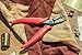 SE Metal Hole Punch Pliers with Gauge Guard - Precision Pliers for Crafts, Jewelry, DIY - Red - Size of 2.0 mm - 6-Inch - LF12-3PP