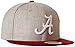 New Era NCAA Alabama Crimson Tide Bind Back 9Fifty Snapback Cap, Small/Medium, Gray