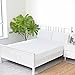 Linenspa Plush Quilted Mattress Pad-Breathable Mattress Cover with Deep Pockets Stretches up to 18 Inches, White
