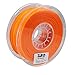 ZIRO Fluorescence PLA Filament 1.75mm, Luminous ONLY by UV Light, Glow Effect 3D Printer Filament PLA,1KG Spool, Dimensional Accuracy +/- 0.03mm, fit Most FDM 3D Printers, Fluo Orange