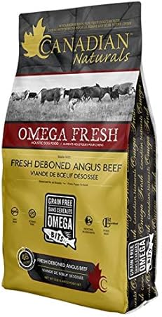 Canadian Naturals Omega Fresh Fresh Deboned Angus Beef Dog Food 24lbs Amazon Ca Pet Supplies
