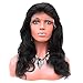 Eayon hair® Body Wave Full Lace Wigs 130% Density Brazilian Virgin Remy Human Hair Wigs with Baby Hair 16 inch Natural Color
