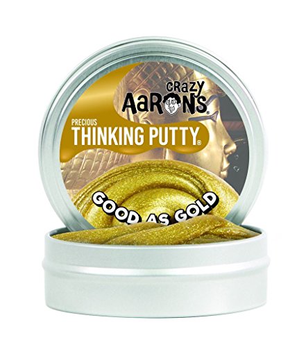 Crazy Aaron's Thinking Putty, 1.6 Ounce, Precious Metals Good As Gold