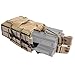 EMERSONGEAR Tactical MOLLE Double Stacker Mag Pouch for M4 M16 AR15 Magazines MCAD