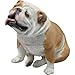 Sandicast Original Size Fawn Bulldog Sculpture - Sitting