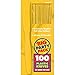 Amscan Big Party Pack Plastic Knives - Pack of 100 - Yellow Sunshine