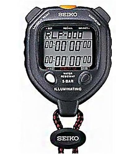 Amazon.com : Seiko 100 Lap Dual Timer : Stopwatches : Sports