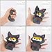 BeYumi Slow Rising Toy, Glasses Cat & Ninja Fox Squishy Toy, Cream Scented Simulation Cute Animals Toys Gift for Kids Lovely Stress Relief Toy