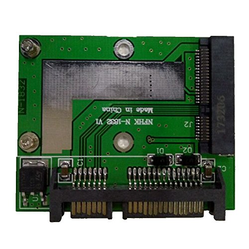 Aneew mSATA SSD Adapter to Half Height Size 2.5 inch SATA Card, Support 50mm Mini PCIE mSATA SSD Solid State Hard Drive Converter to SATA 3.0 for Laptop or Desktop - Thumbnail 3