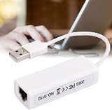 Cuifati USB 2.0 Ethernet Adapter RJ45 White ABS RTL8152B Chip Plug Play Network view 5