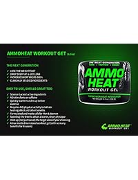 AMMOHEAT | Quemador de grasa termogénico y gel tópico de endurecimiento de la piel | Intensificador de pérdida de peso y sudor - Tono, apretado y sudor | Fabricado con ShapePerfection Collagen Capsaicin