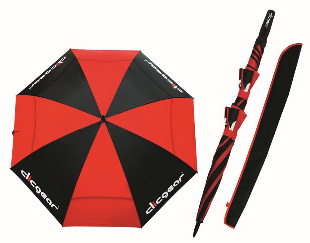 CLICGEAR UMBRELLA - BLACK/REDTRCCUMWPBR