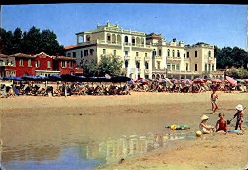 Lido Di Jesolo Spiaggia Albergo Italy Original Vintage Postcard