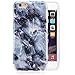 VIVIBIN iPhone 6 Plus Case,iPhone 6s Plus Case,Cute Blue Marble for Men Women Girls Clear Bumper Best Protective Soft Silicone Rubber Matte TPU Cover Slim Fit Phone Case for iPhone 6 Plus/6s Plus