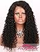 Persephone Pre Plucked 360 Lace Frontal Wig 150 Density Curly Brazilian Remy Full Lace Human Hair Wigs with Baby Hair for Black Women 18 inch Natural Color