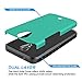 BLU R1 HD Case, OMOTON High Impact Resistant Fully Protective Dual Layer Case with [Soft TPU Interior] [Durable PC Exterior] [Fashion Design], Light Green