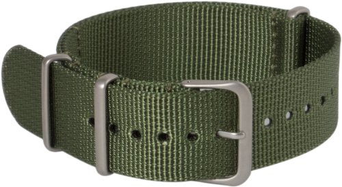 Hadley-Roma MS4210RJ 220 22mm Nylon Green Watch Strap