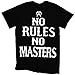 Sons of Anarchy Men's No Rules No Masters T-Shirt Black XL