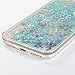 iPhone 7 / iPhone 8 Case with Floating Liquid - SUPVIN Liquid Phone Case for Girls, Fashion Flowing Liquid Floating Luxury Bling Glitter Sparkle Diamond Hard Clear Case for Apple iPhone 7 / iPhone 8