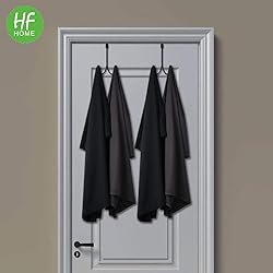 HFHOME 2Packs Over The Door Double Hanger