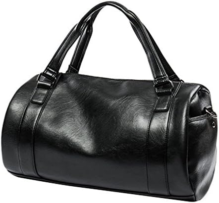 Berchirly Mens Messenger Laptop Bag Business Travel Duffel Weekender Bag Black