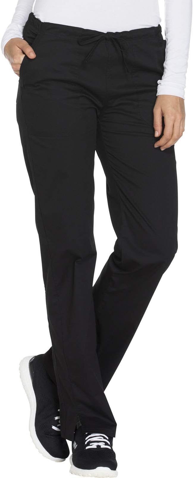 Core Stretch Mid Rise Straight Leg Drawstring Scrub Pant