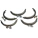 Housweety 5PCs Metal Purse Bag Frame Kiss Clasp Lock Bronze Tone 8.8cm x6cm