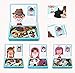 ZSFLZS Magnetic Puzzles Face Dress Up Travel Game Double Side Preschool Educational Learning Toy for Kids