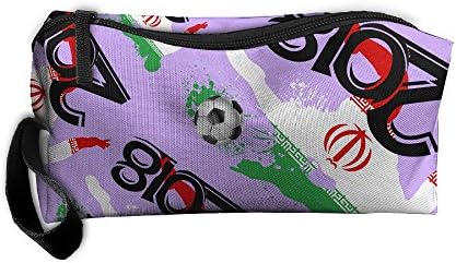 Z45w CUBE 2018 Football Match Iran Men Women Toiletry Shaving Kit Organizers Lightweight Portable Travel Makeup Bags Cosmetic Pouch With Zipper
