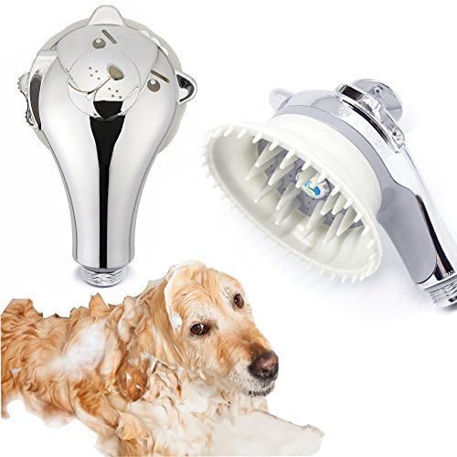 Puppy Shower head Massager Pet Perfect Wash Massage Grooming Water Saver Handheld Shower head Brush